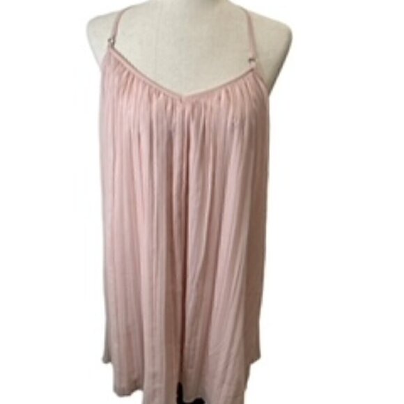 Abercrombie & Fitch Dresses & Skirts - NEW Abercrombie & Fitch Blush Pleated Chiffon Dress Women’s Sz Large NWT